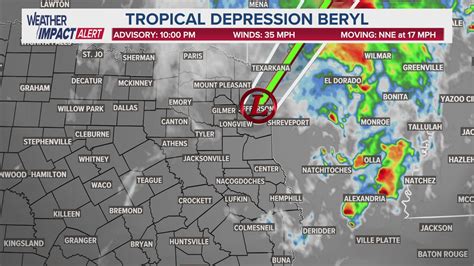 How much rain did Beryl drop on East Texas? | cbs19.tv