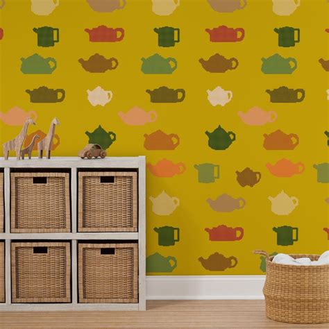 Retro Kitchen Wallpaper | Spoonflower