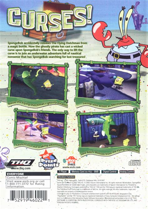 SpongeBob SquarePants: Revenge of the Flying Dutchman (2002) box cover art - MobyGames