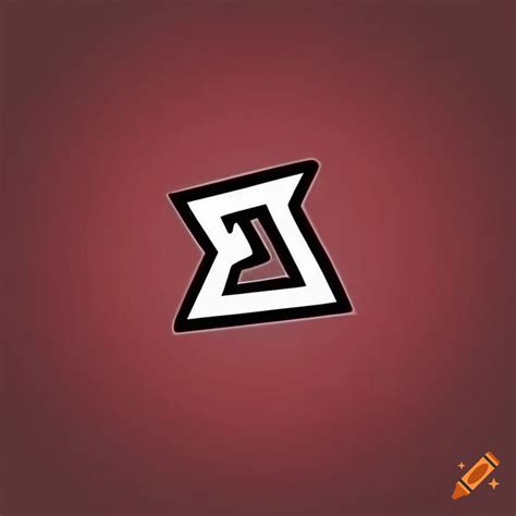 Red minimalist logo on Craiyon