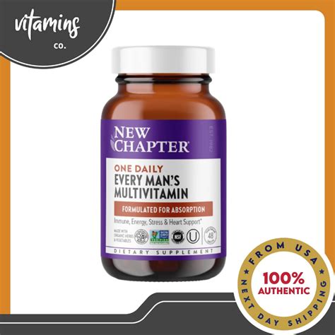 New Chapter Men's Multivitamin One Daily Fermented with Probiotics (48 ...