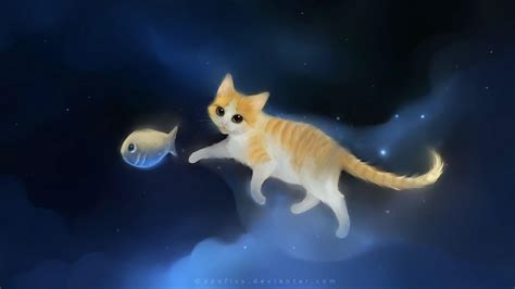 Cute Cats Anime Wallpapers - Wallpaper Cave