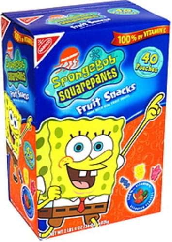 Spongebob Squarepants Fruit Snacks Empty Box | ubicaciondepersonas.cdmx ...