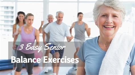 3 Easy Balance Exercises for Seniors - YouTube