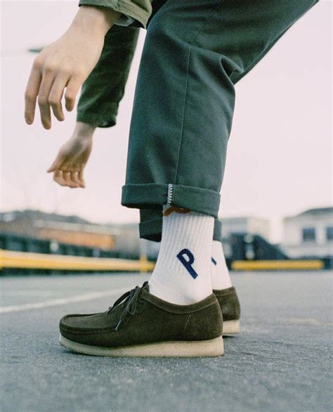 green wallabees | Clarks wallabees outfit, Mens outfits, Wallabees outfit