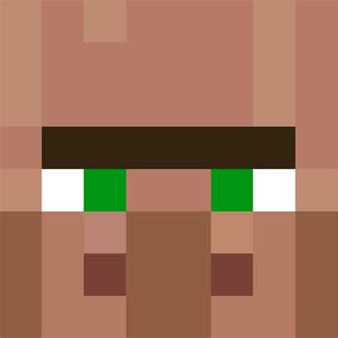 Minecraft Villager Face - Printable for Download