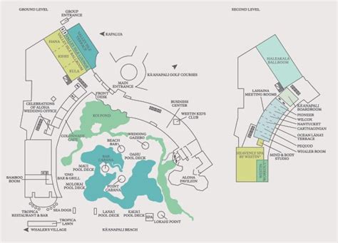 Map Layout Westin Maui Resort And Spa