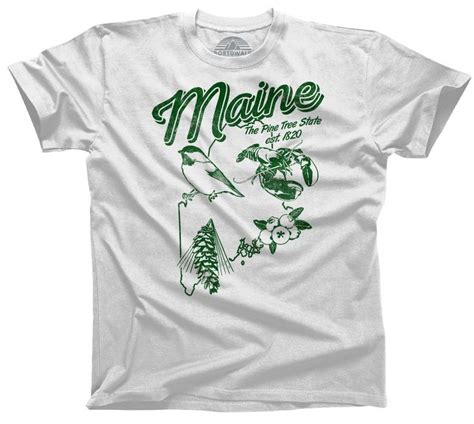 Men's Vintage Maine T-Shirt | Mens tshirts, Vintage men, Maine gifts