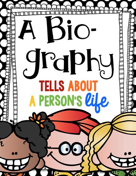 First Grade Blue Skies: Writing Biographies! {FREEBIE}