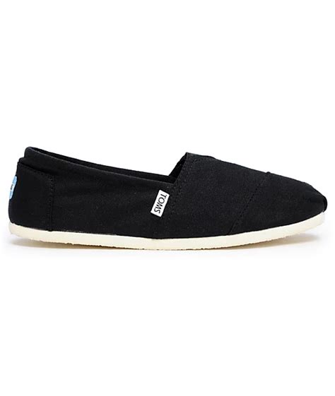 Toms Shoes Mens Classic Black Shoes | Zumiez