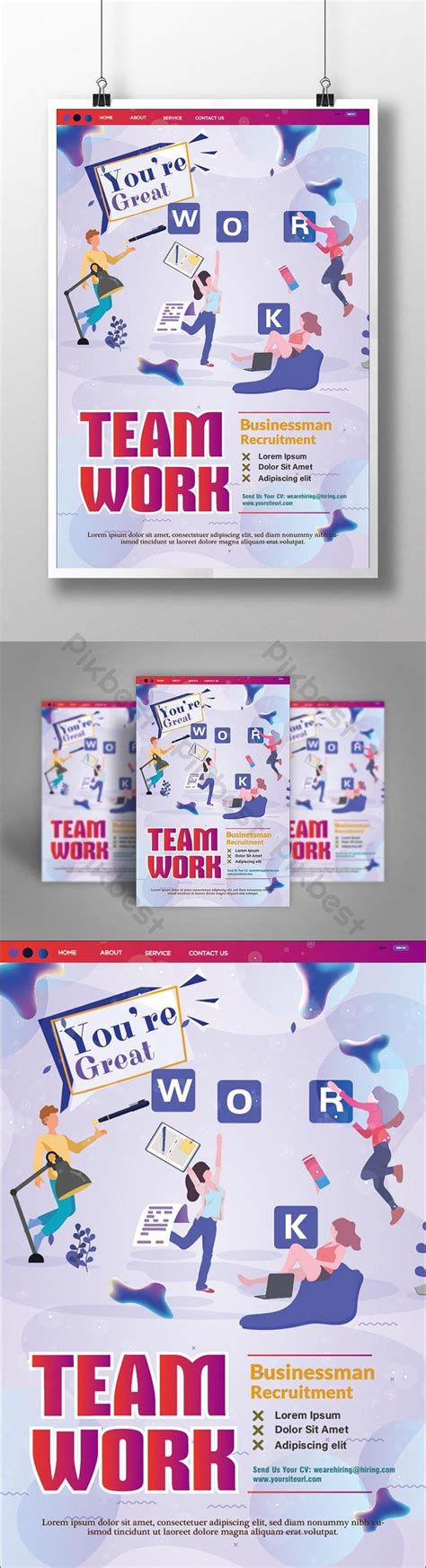 Teamwork Poster | AI Free Download - Pikbest