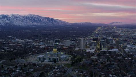 Cityscape with Mountains in Salt Lake City, Utah image - Free stock ...