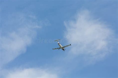 Small Plane Landing 1 stock photo. Image of aircraft, landing - 964226