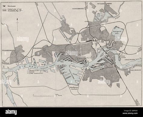 Rotterdam Port Map