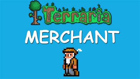 Terraria - How to get the Merchant - YouTube