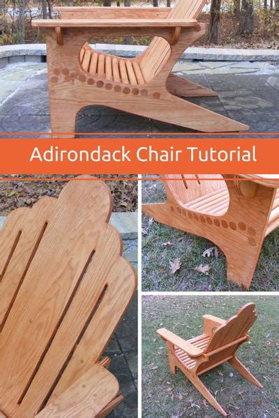 Adirondack Chair Tutorial | DIYIdeaCenter.com