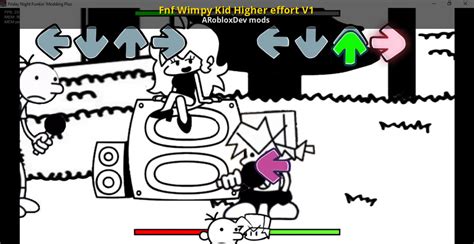 Fnf Wimpy Kid Higher effort V1 [Friday Night Funkin'] [Mods]