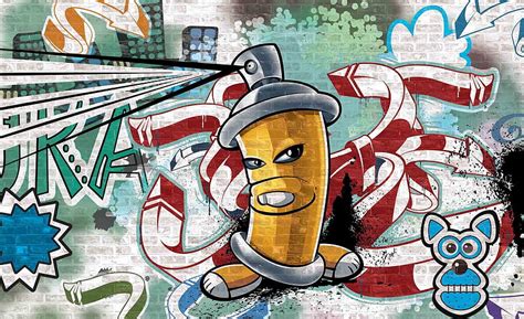 Graffiti Boys Urban Art Mural (CN-1397PP) Wallpaper HD | Pxfuel