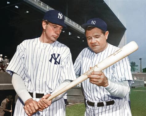 Unknown - Gary Cooper and Babe Ruth "The Pride of the Yankees", Photograph: For Sale at 1stdibs