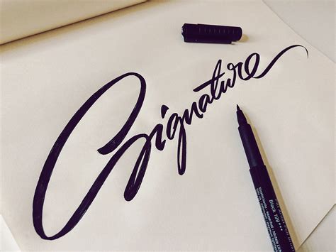 Signature by ForSureLetters on Dribbble