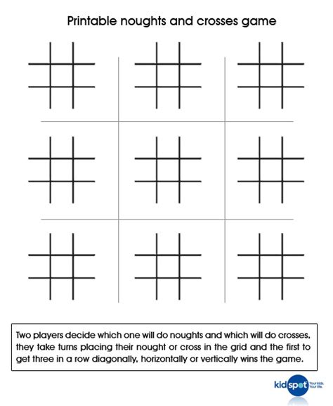 Free Printable Noughts And Crosses santrjarri