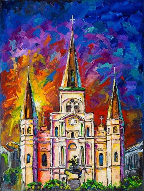 St. Louis Cathedral - Canvas Prints - Becky Fos | New orleans art ...