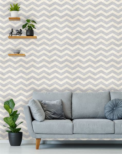 Removable Wallpaper Peel and Stick Chevron Wallpaper Self Adhesive ...