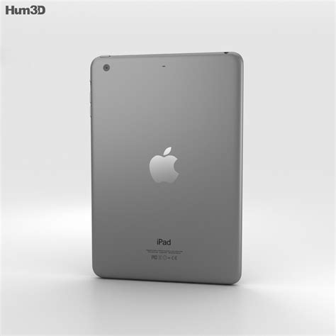 Apple iPad Mini 3 Space Grey 3D model - Electronics on Hum3D