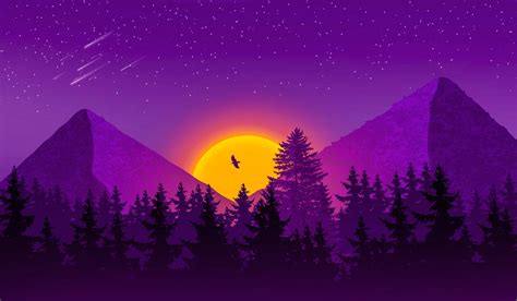 1920x10802019410 Artistic Purple HD Mountain 1920x10802019410 ...