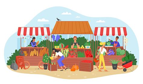 Food Bazaar Vector Free | AI, SVG and EPS