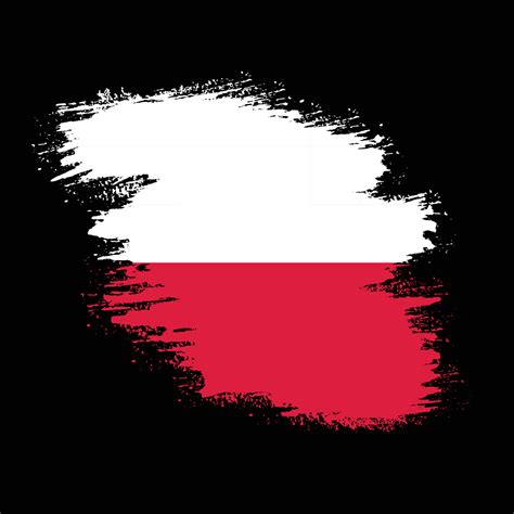 Poland grunge style flag 16830615 Vector Art at Vecteezy