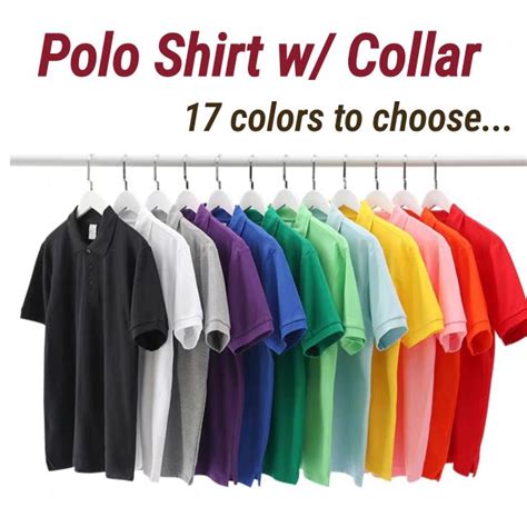 Unisex Basic Polo Shirt Colored: SK II (Lacoste Style) Different Color ...