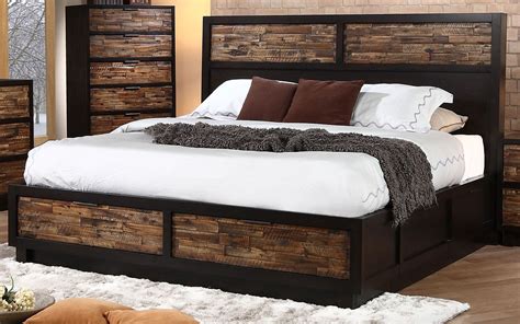 Rustic California King Bed Frame - New Product Assessments, Specials ...