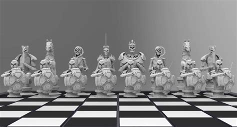 df3d Creates Exquisite, High-end 3D Printed Chess Pieces using SLA ...