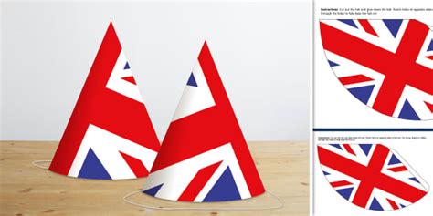 Union Jack Party Hats | Twinkl Party (Teacher-Made) - Twinkl