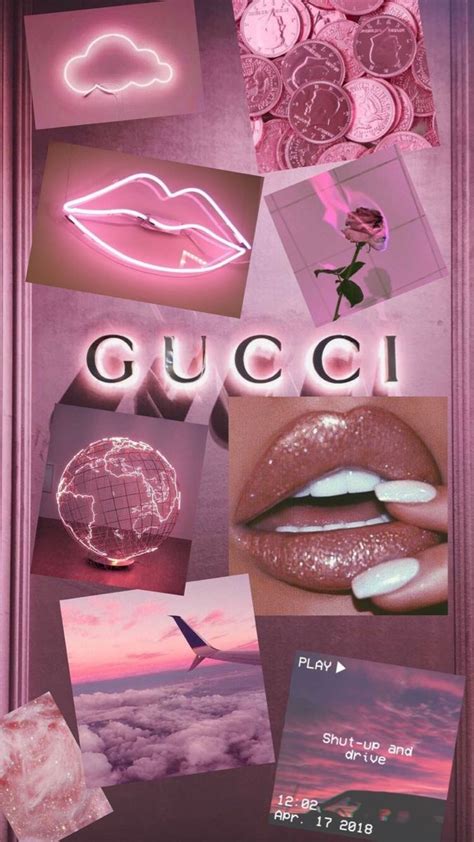 Girly Pink Glitter Aesthetic Wallpaper - miaeroplano