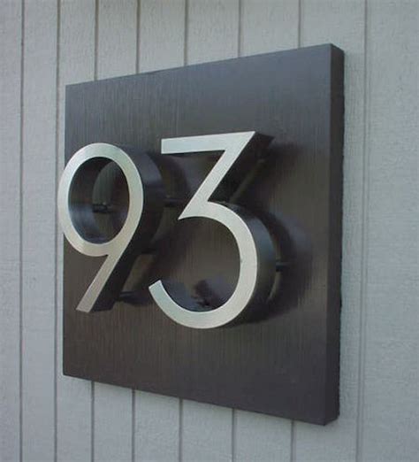 Home Décor Signs Metal Number Signs for Address Plaque Iron House ...