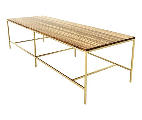 Mid-Century-Style Zebra Wood Coffee Table | Coffee table wood, Zebra wood, Coffee table