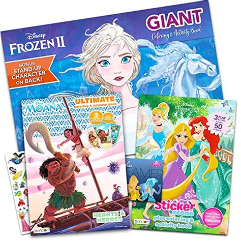 Disney Princess Coloring And Activity Book Super Set -- Bundle Includes ...