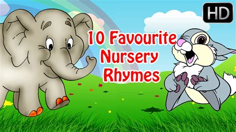 10 Favourite Animated English Nursery Rhymes - YouTube