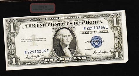 Series 1935 F One Dollar Silver Certificate==good/crisp