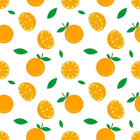 Orange Fruit Pattern Vector Art, Icons, and Graphics for Free Download