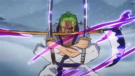 Zoro uses Three Sword Style with a scythe!! - YouTube