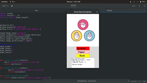 SCISSOR PAPER ROCK GAME - PYTHON PROJECTS - AI PROJECTS