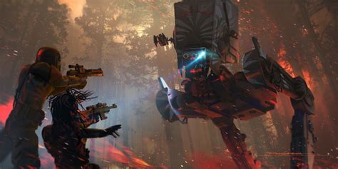 THE MANDALORIAN Chapter 4 Concept Art Features Cara Dune, The AT-ST Walker And A Loth-Cat