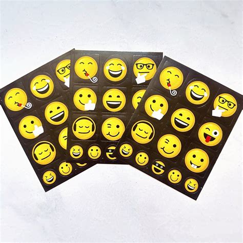 Mini Emoji Stickers, Hobbies & Toys, Stationery & Craft, Other ...