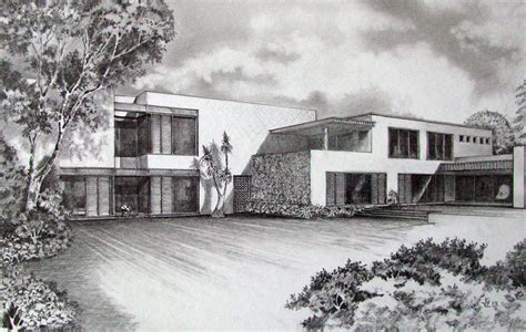 Dibujo perspectiva exterior a lápiz on Behance | Architecture sketching, Architecture sketch ...