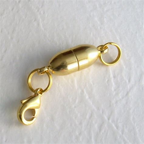 Necklace Converter Gold Magnetic Clasp Extender Disability