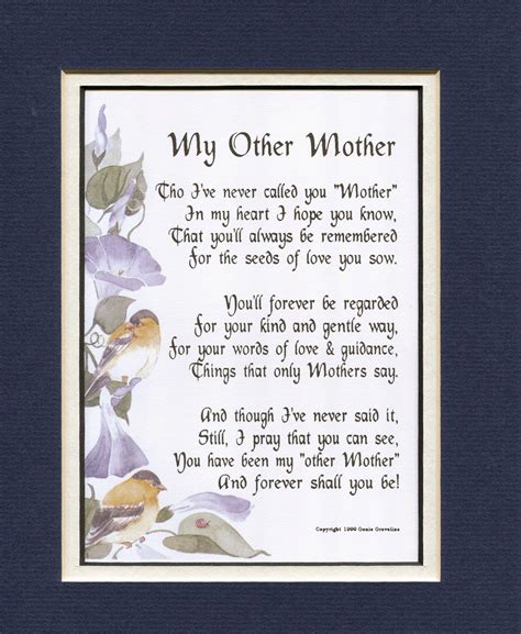 Genie's Poems: My Other Mother