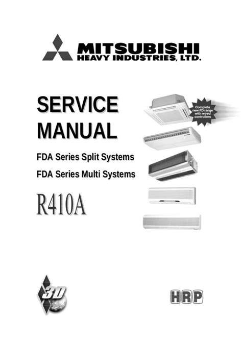 Mitsubishi MHI Air Conditioner Service Manual for FDA Models - Step Right Up Manuals